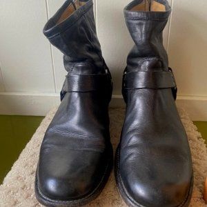 Frye Boots, men's black leather